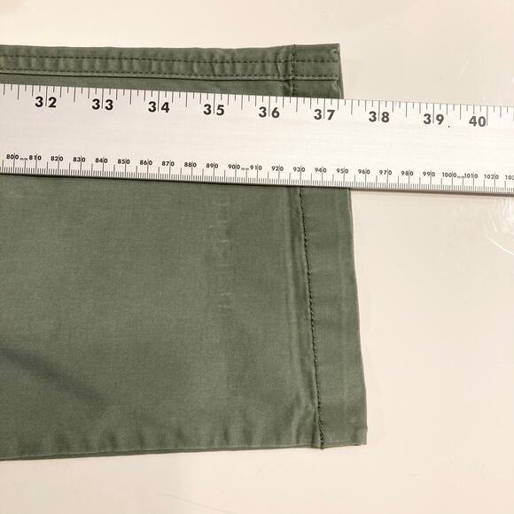 GAP Pants Women 14 Green-Khaki Girlfriend Chino Cotton 5-Pockets Ankle-Length - Picture 8 of 11
